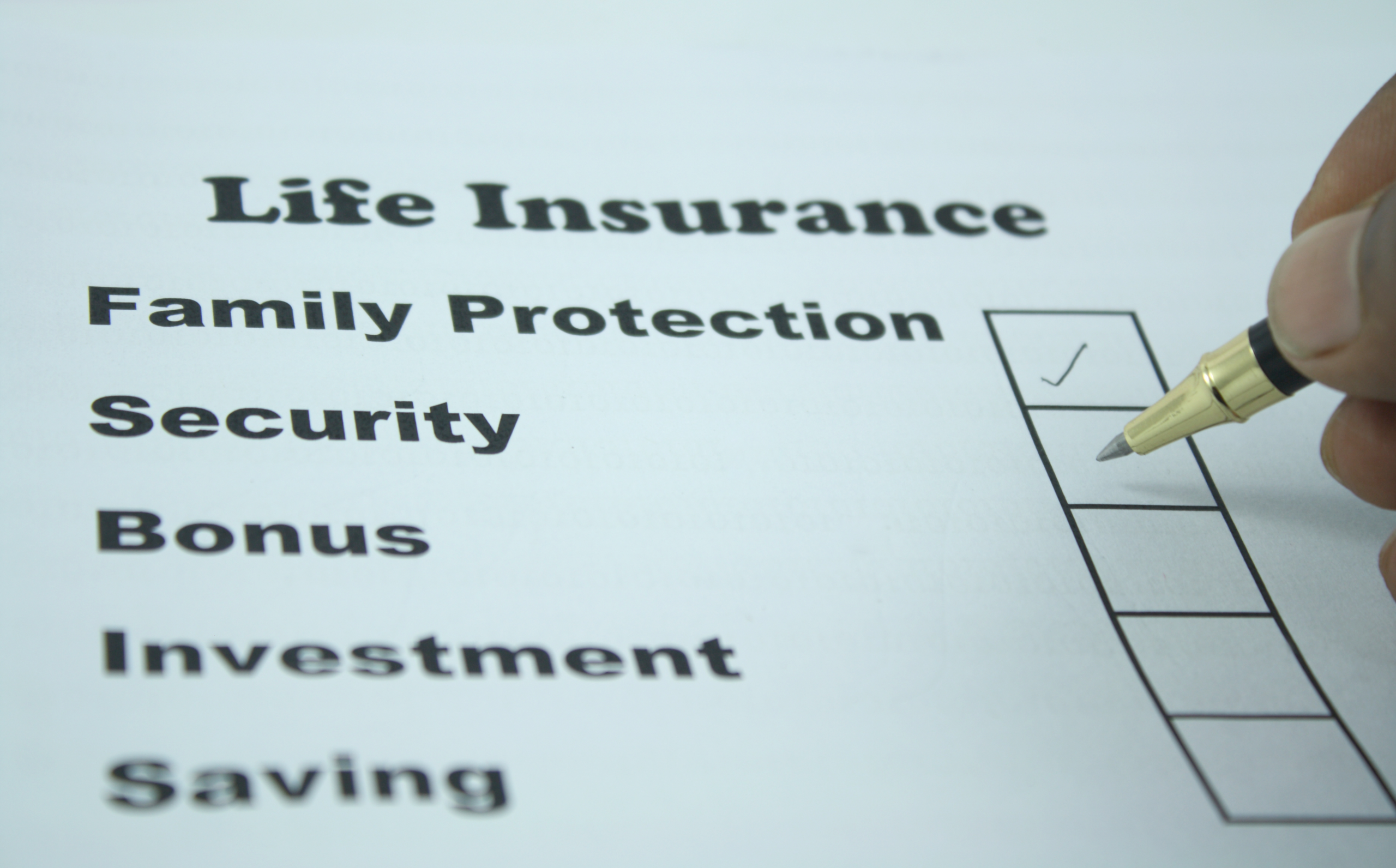 $400,000 term and whole life insurance